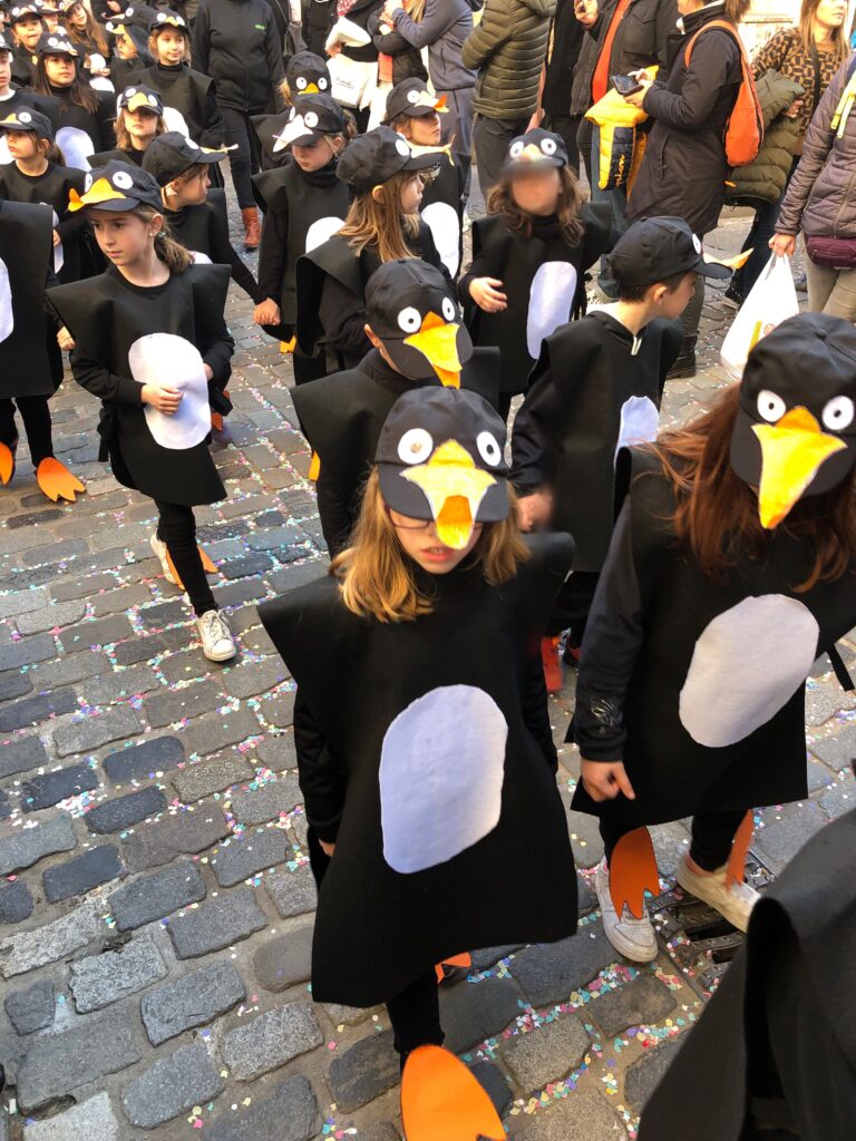 Els pingüins de primària al carnestoltes